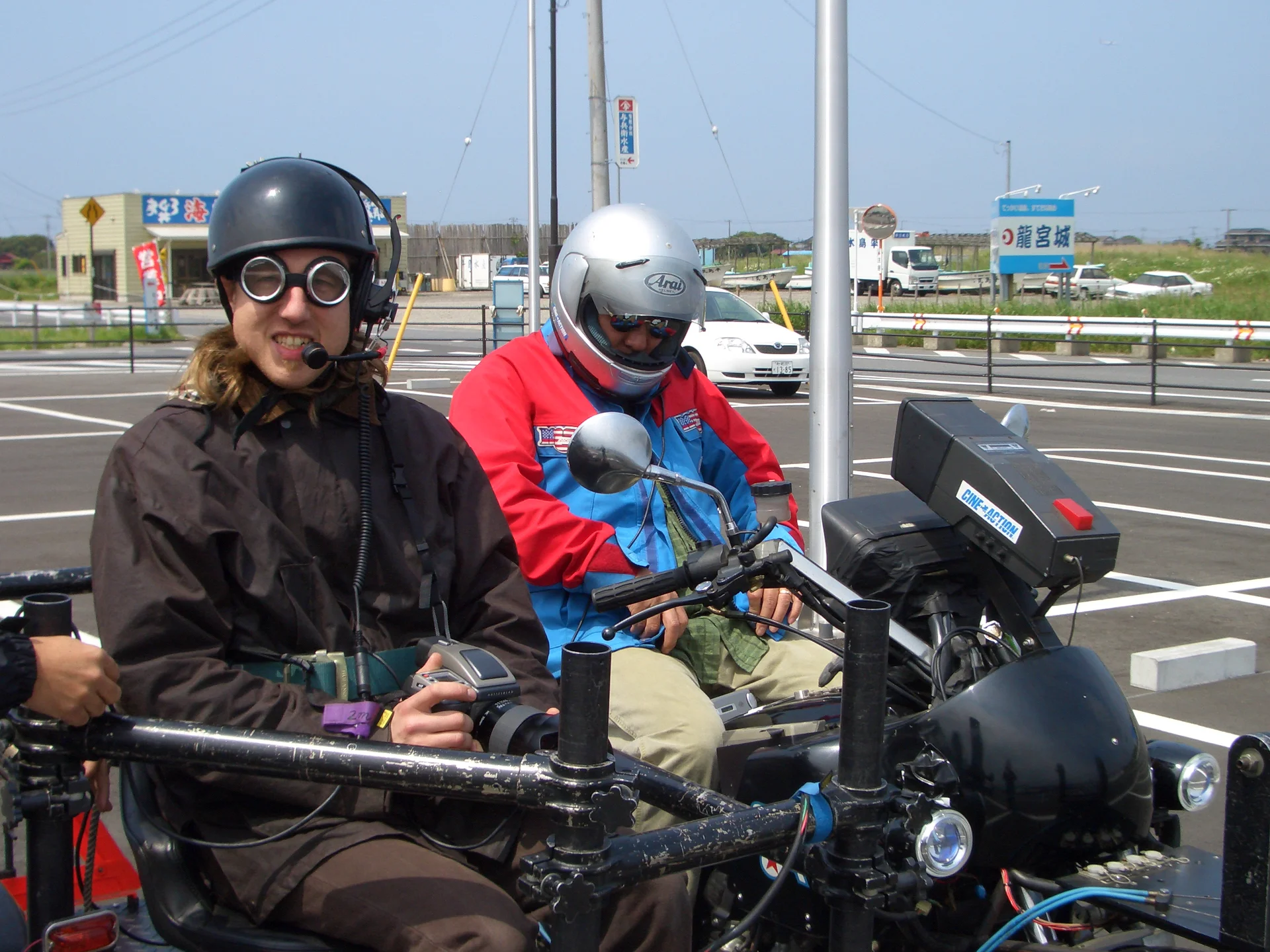 Thomas von der Heiden auf einem Motorrad