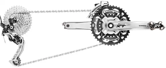 Fahrradpedale mit Gangschaltung, ohne Fahrrad