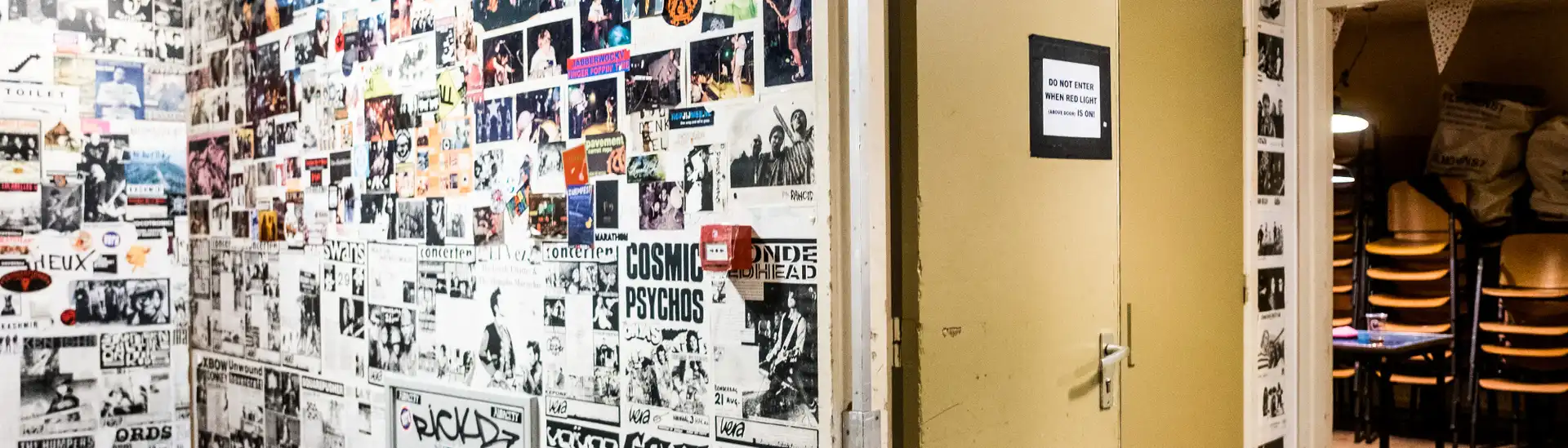 Backstage im Vera in Groningen
